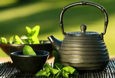 Sencha Green Tea preparation